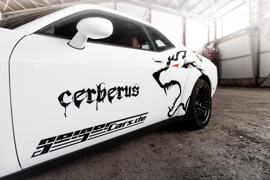 Детали экстерьера Dodge Challenger SRT Hellcat Cerberus by GeigerCars 2019 года  (фото 2 из 16)